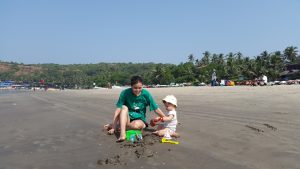 קרן סרנו פיין פעילות מוטורית של ילדים וחווית משחק בחול הים