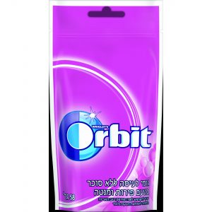 חדש! מסטיק Orbit מעתה גם בפורמט Bags!