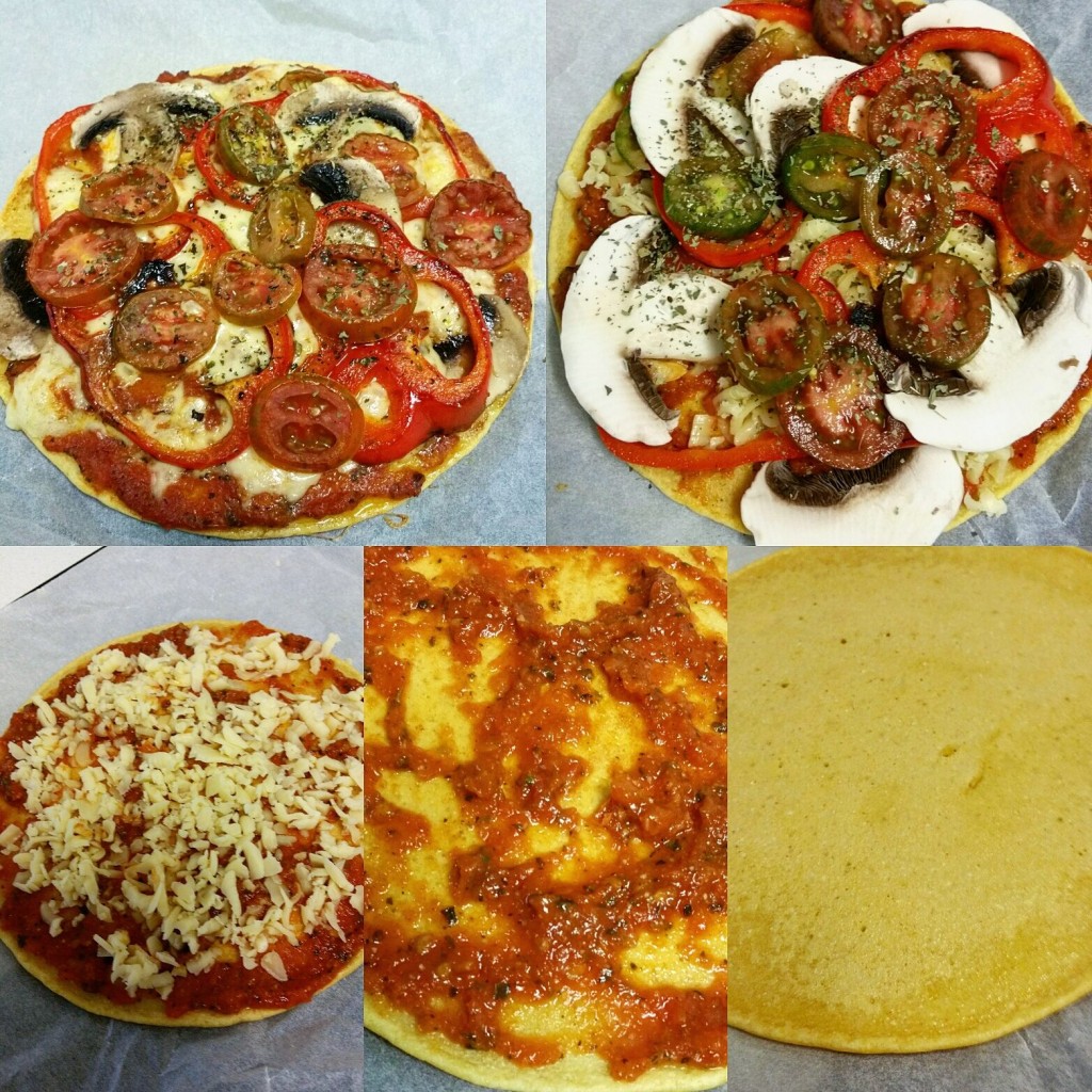 פיצה מושלמת ביתית ללא גלוטן מקמח חומוס